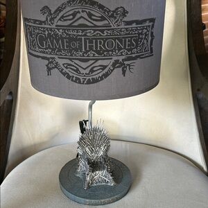 Game of Thrones Gray Table Lamp